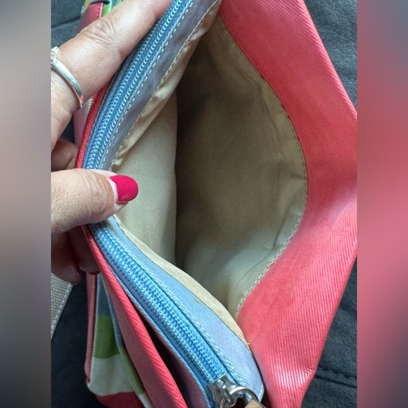 Giani Bernini multicolored striped adjustable bag - Picture 13 of 14